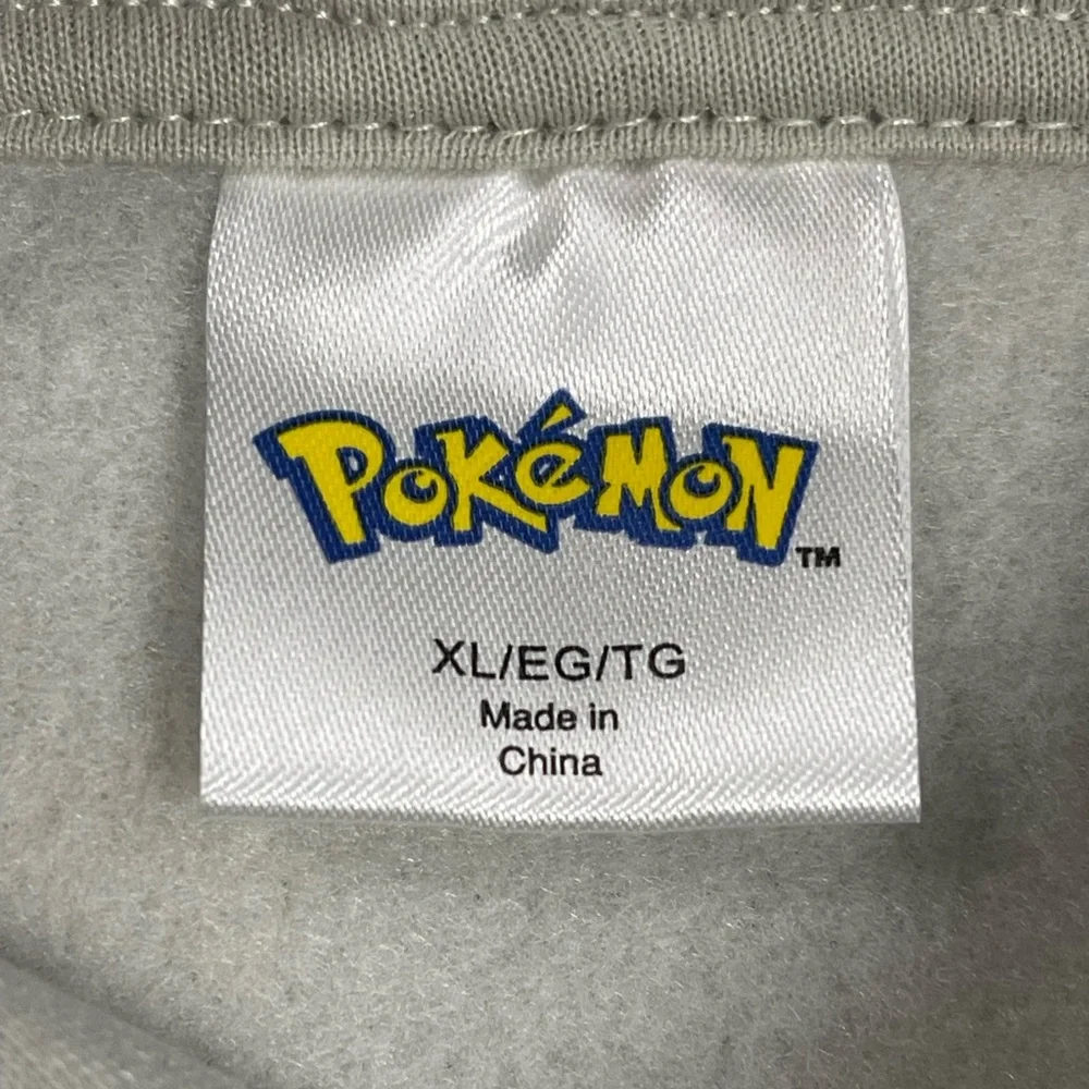 POKÉMON Pikachu Fleece Lined Hoodie Sweatshirt Boys XL NWT